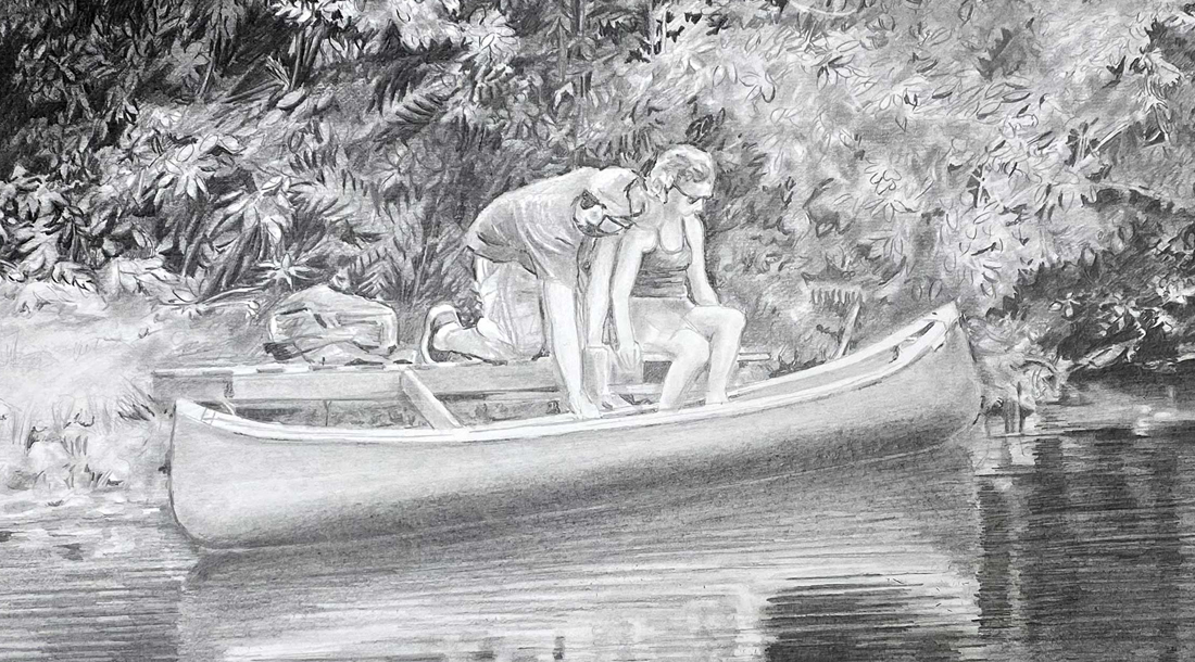 Canoë en duo