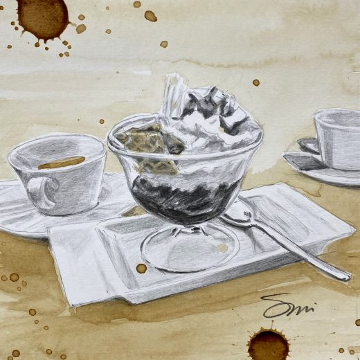 Oeuvre "Café crème"