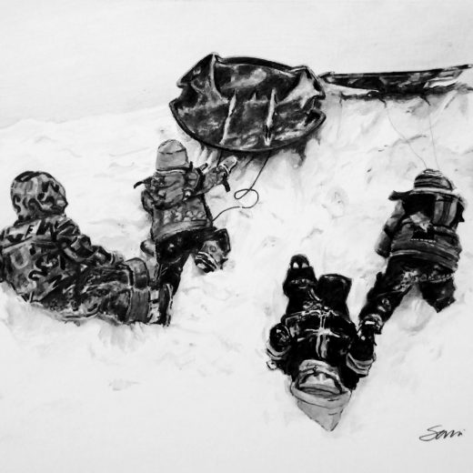 Oeuvre "Amis de glisse"
